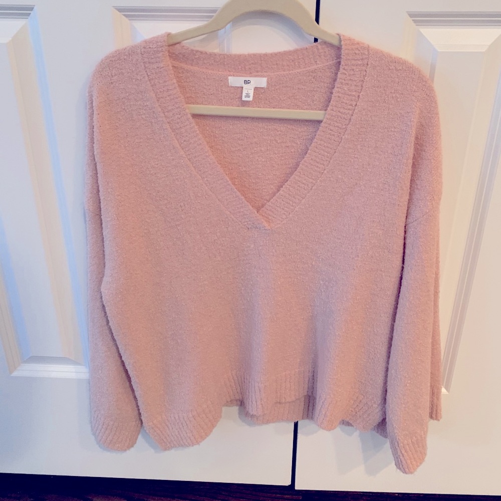 Women’s BP, V-Neck bell sleeve sweater